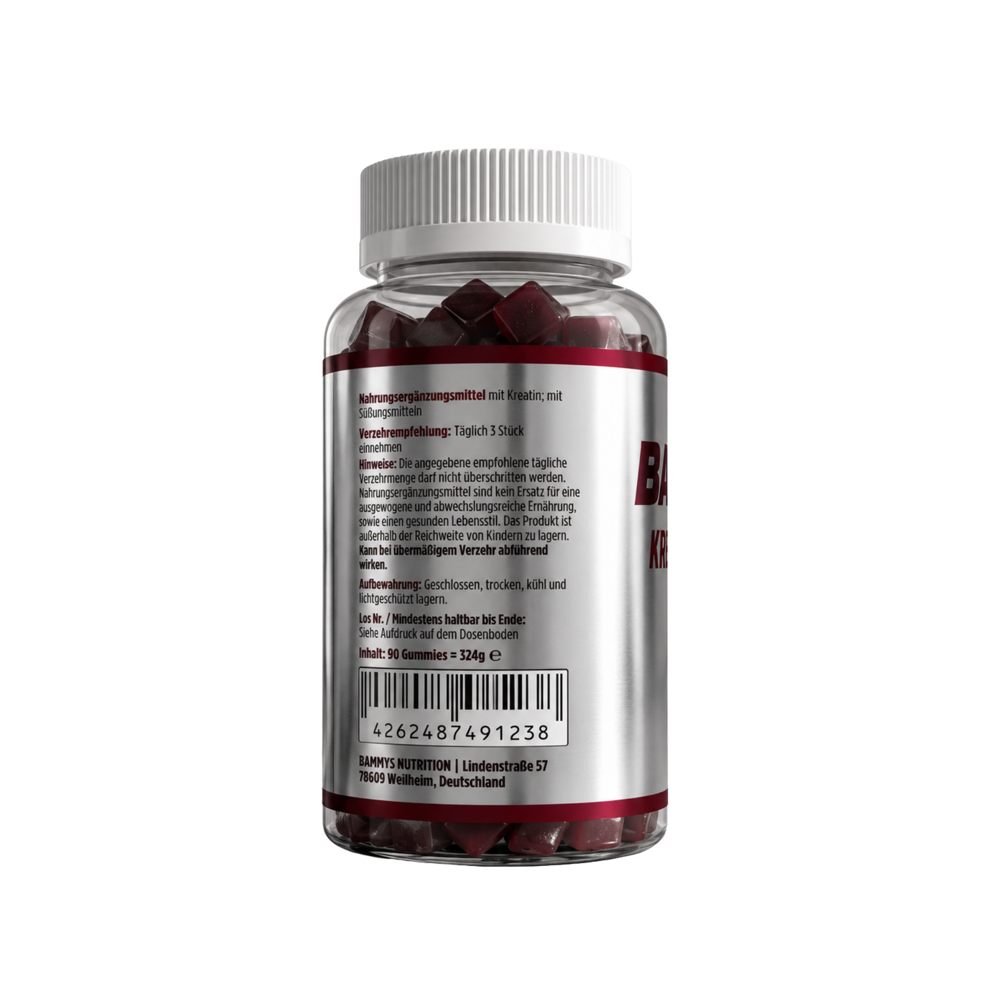 Kreatin Gummies Kirsche - 90 Stk.
